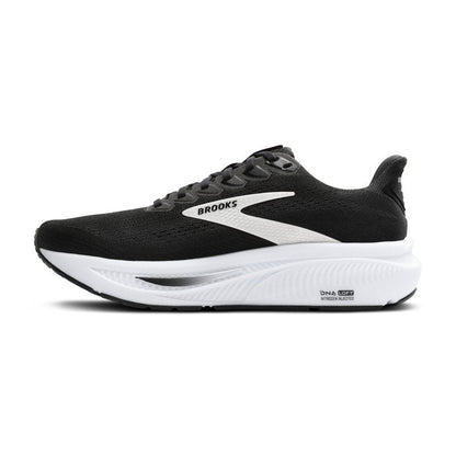 Brooks Women’s Ghost 17 Neutral Running Shoe - Black/Grey/White - 6 Wide