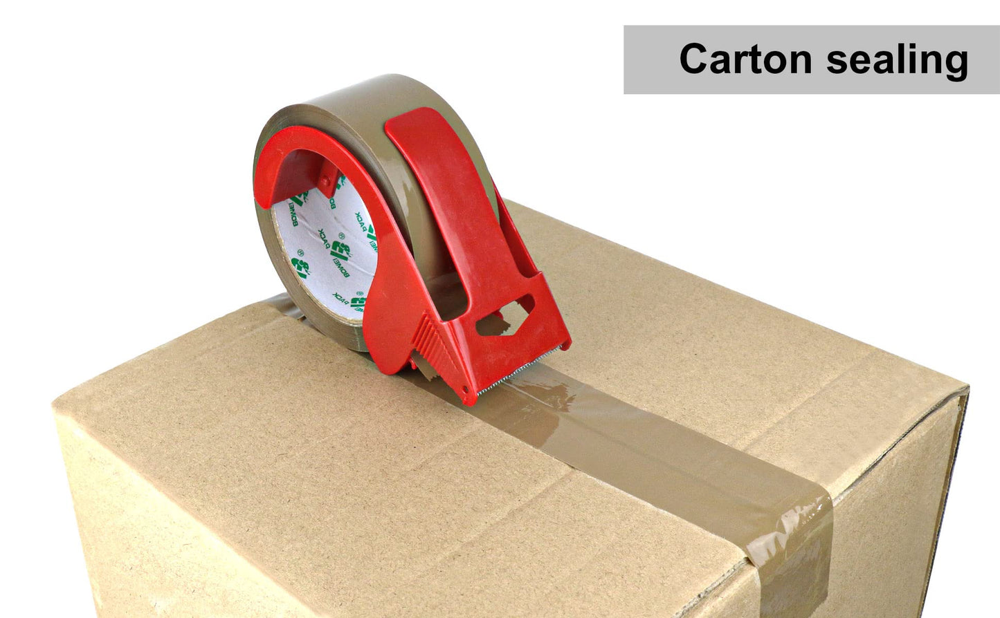BOMEI PACK 18Rolls Brown Packing Tape, Brown Packaging Tape for Shipping, Moving and Storage, 2.4Mil 1.88 Inch x 60 Yard