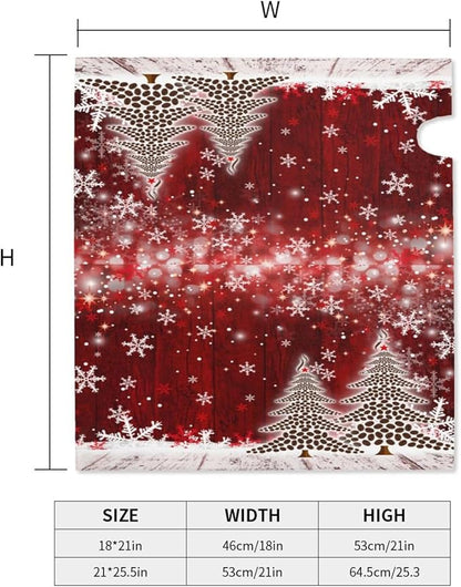Christmas Mailbox Covers Xmas Tree Snowflake Magnetic Letter Post Box Cover Standard Size 21 x 18 Inch Garden Yard Home Decorative