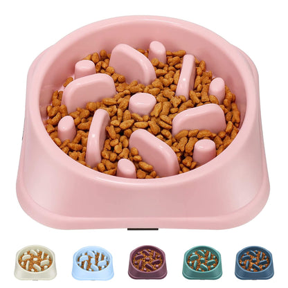 UPSKY Slow Feeder Small Dog Bowl - Anti-Slip Puzzle Bowl Feeder, Interactive Bloat Stop, Anti-Choking (12-70 lbs)