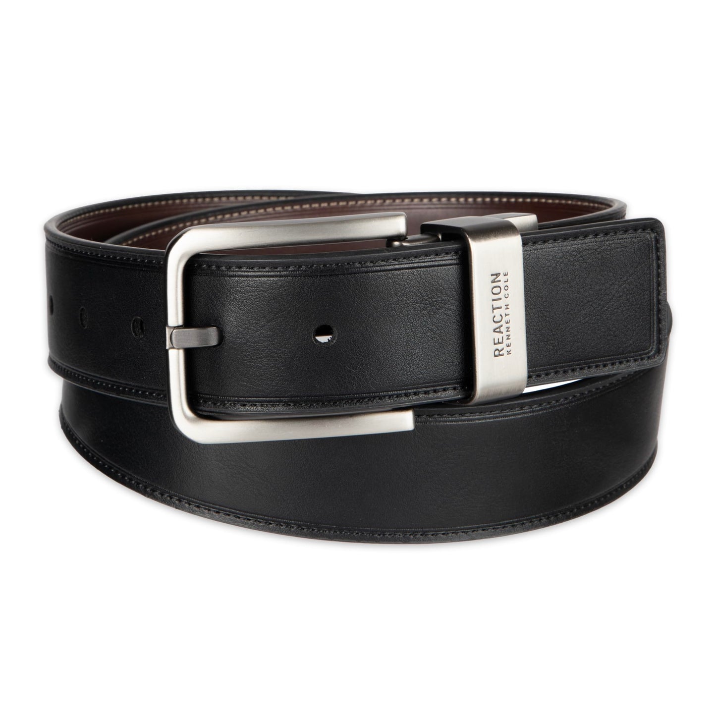 Kenneth Cole REACTION Oil Tanned Leather Reversible Men's Belt,Brown/Black,36