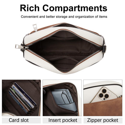CLUCI Crossbody Bags for Women Trendy, Vegan Leather Shoulder Handbags，Purses for Women with Adjustable Wide Strap
