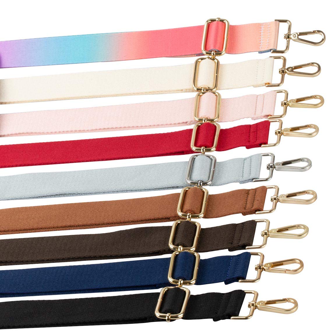 Allzedream Crossbody Bag Strap Soft Adjustable Replacement Purse Straps (Brown)