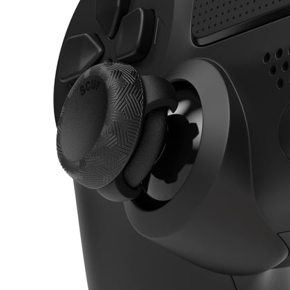 SCUF Control Thumbstick Grips - 6 Pack with 2 Bases - Tactic - Joystick Thumb Grips For Xbox One and Xbox Series X & S, PS4, PS5, Nintendo Switch Pro Controller - Black