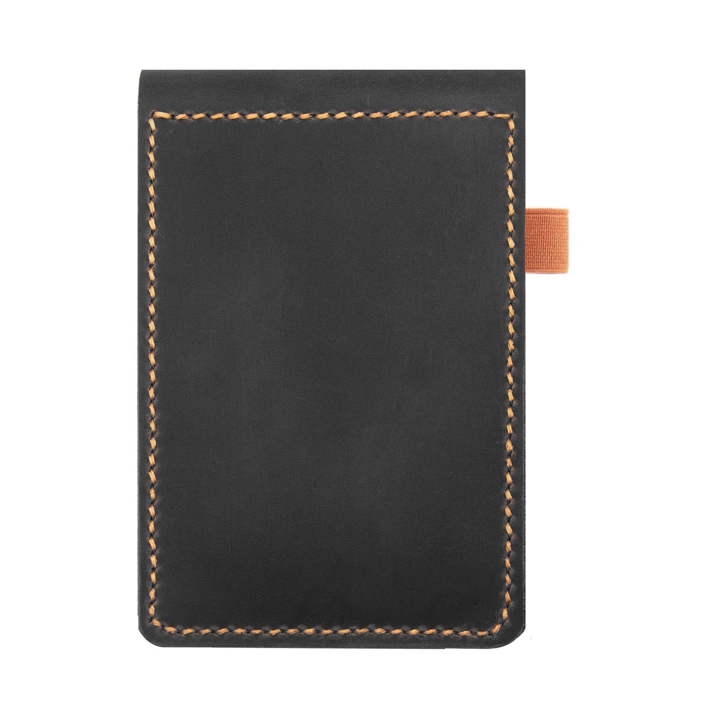 Turbosnail Real Genuine Leather Notepad Cover For Mini Pocket Notebook 3" X 5", Leather Cover For Rite In The Rain Top-Spiral Notebook,Customized Gift (Brown)