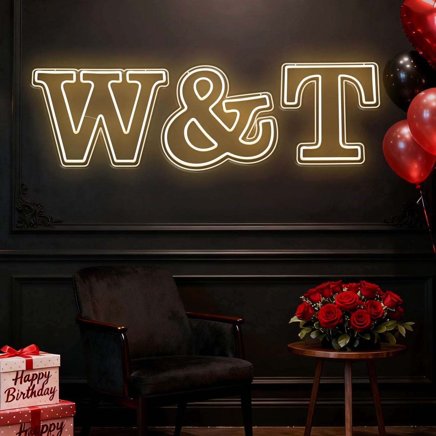 RumonZS Light Up Letters W LED Letters Lights Neon Sign 26 Alphabet 15.9" Decorative Lighted Alphabet for Wedding Party Birthday Bar Christmas Home Decor Letter Lights (Warm White)