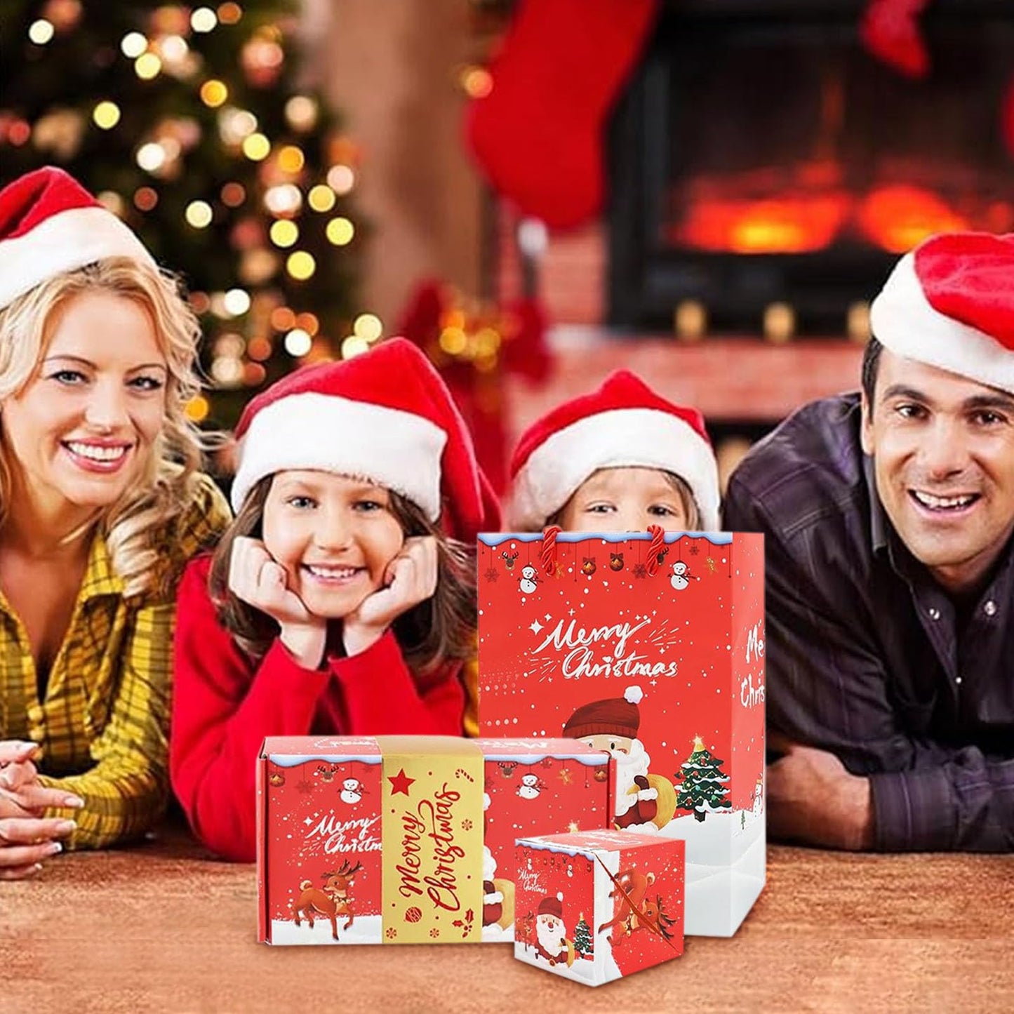 nuk8nehz8 Surprise Box Gift Box Explosion for Money, Merry Christmas Surprise Gift Boxes, Money Gift Box for Cash Gift, Explosion Gift Box for Christmas Birthday Valentine (Red 10 Boxes)