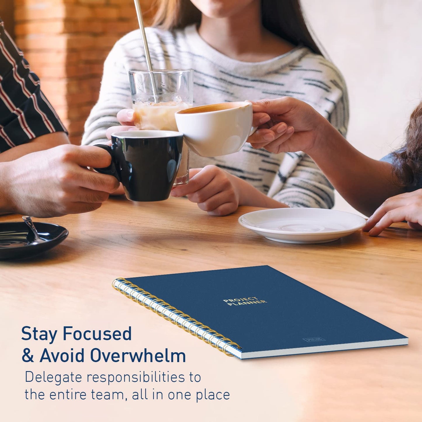 S&O Project Management Planner - Work Organizer Daybook– Assignment Schedule Notebook - Task Manager – Activity Notebooks for Work - Project Management Journal- 200 Pages, 8.25" x 9.3”