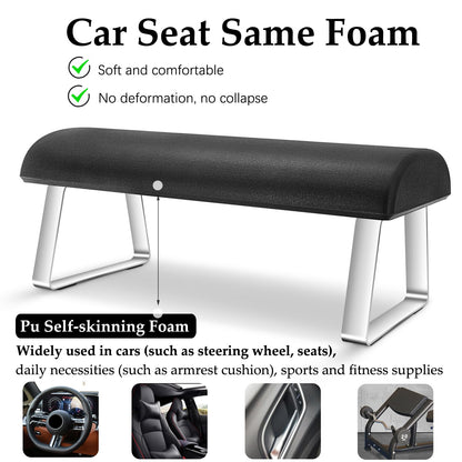 Waterproof Footrest, Upgraded High Elasticity Foot Rest Under Desk Footrest, Ergonomic Foot Rest for Under Desk at Work, Highly Supportive, No Deformation, Black