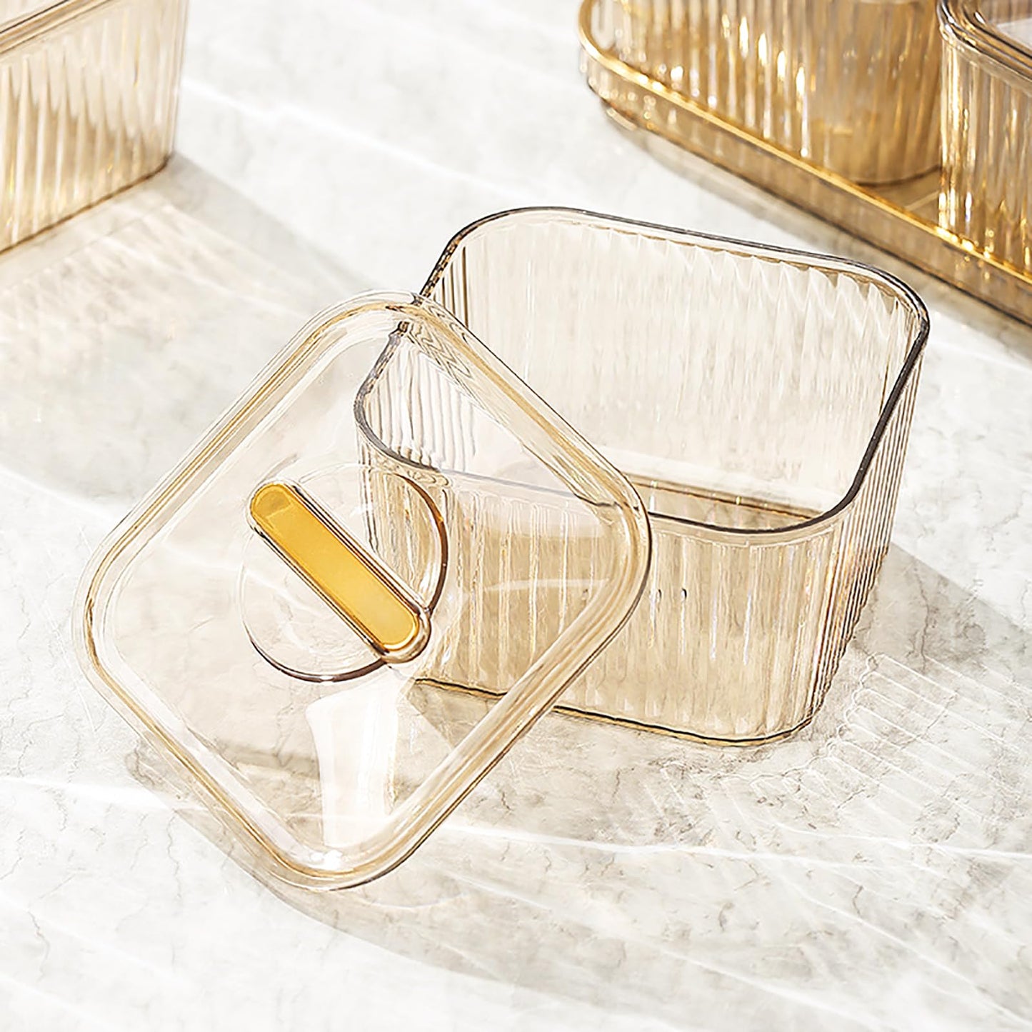 WUWEOT Nut and Candy Serving Tray, Divided Snack Serving Bowls, Plastic Compartment Appetizer Food Display Dish Platter with Lid Tray and Handle for Fruit Dessert Nuts Snacks Candy Chip Dip