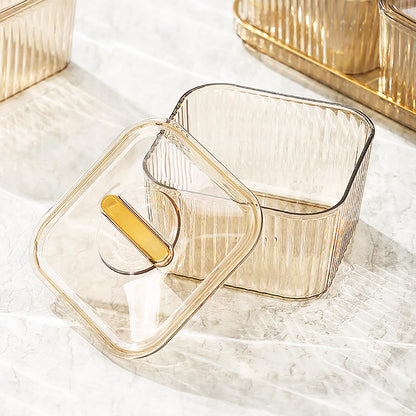 WUWEOT Nut and Candy Serving Tray, Divided Snack Serving Bowls, Plastic Compartment Appetizer Food Display Dish Platter with Lid Tray and Handle for Fruit Dessert Nuts Snacks Candy Chip Dip