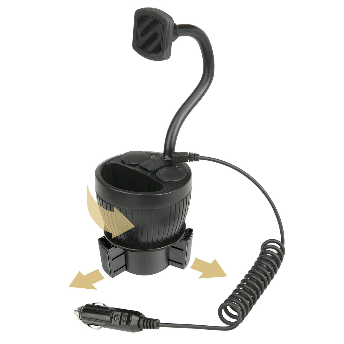 Scosche MAGWDM MagicMount Magnetic Car Phone Holder - Strong Magnet Mount for iPhone and Android - Secure Magnetic Cell Phone Mount for Window/Dash - Universal 360° Adjustable Mobile Cellphone Holder