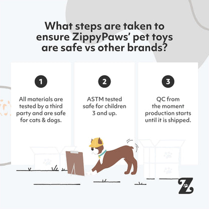 ZippyPaws Burrow- Interactive Dog & Puppy Toys for Boredom, Stimulating Pet Products to Keep them Busy, Hide & Seek Plush Puzzles, Squeaky Toy for Enrichment, For Small & Medium Dogs- Milk and Cookies