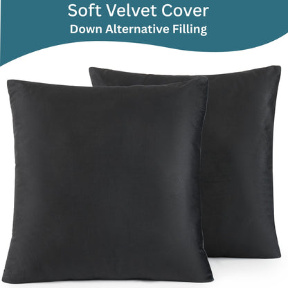 LANE LINEN Throw Pillow Insert - Pack of 2 16x16 Pillow Inserts for Decorative Pillow Covers, Throw Pillows Insert for Couch - White