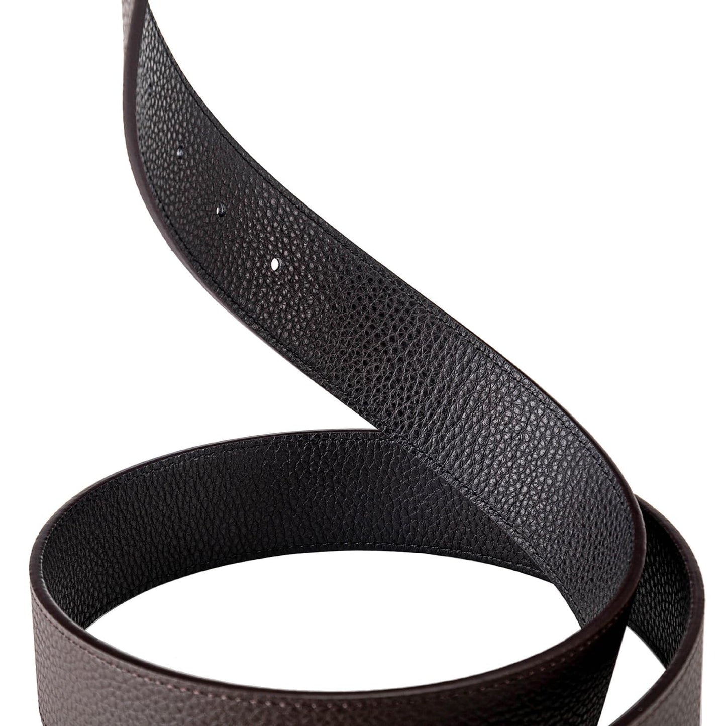 Vatee's Reversible Genuine Leather Belts For Men/Women Replacement Belt Strap Without Buckle 1.5"(38mm) Wide 49"(125cm) Long Black & Coffee