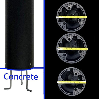 LightingLabs Led Bollard Landscape Lighting 20 Watts 39 Inch 3CCT 3000/4000/5000K 120-277V Outdoor Pathway Light Wired Ideal for Garden, Commercial and Driveway Rated IP65 ETL Listed