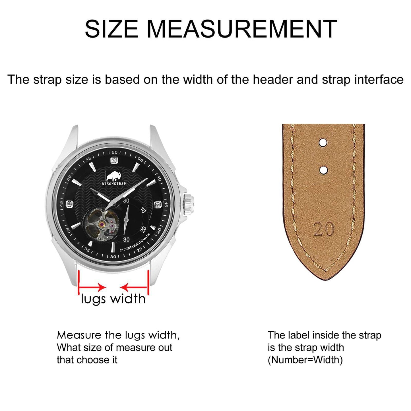 BISONSTRAP Watch Straps for Women, Crocodile Pattern Leather Thin Watch Replacement Bands,12mm, Black with Gold Buckle