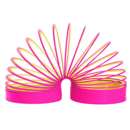 Slinky the Original Walking Spring Toy, Plastic Slinky 3-Pack, Multi-color Neon Spring Toys, Kids Toys for Ages 5 Up by Just Play