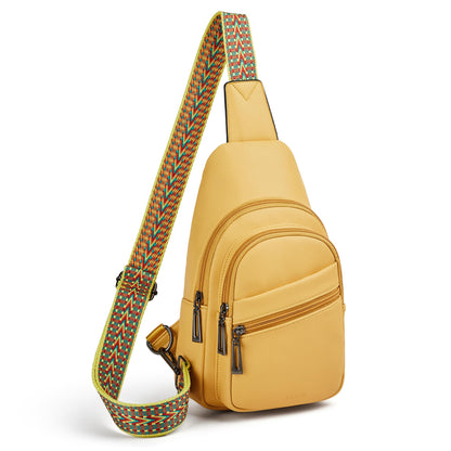 Sling Bag Crossbody Bags for Women Small Cross Body Bag Fanny Packs Chest Sling Purse for Daily Travel Leisure Sport