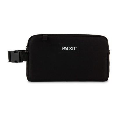 PackIt® Freezable Snack Box, Checked Out, Built with ECOFREEZE Technology, Collapsible, Reusable, Zip Closure with Buckle Handle, Designed For Work Snacks, Fresh Snacks On the Go, Adults, and All Ages
