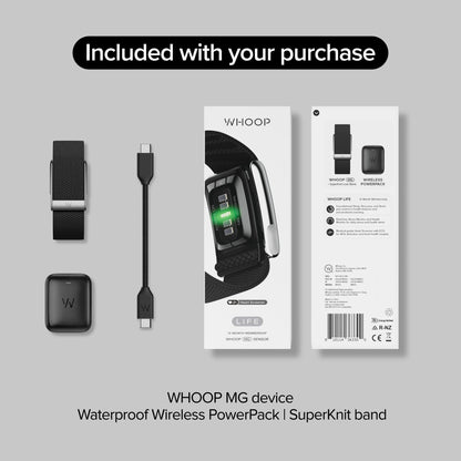 WHOOP Life - 12 Month Membership-24/7 Activity and Sleep Tracker, Personalized Coaching, Menstrual Cycle Insights- 14+ Day Battery Life