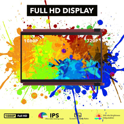Mobile Pixels Geminos (2 x 24 inch) IPS Dual Stacked Computer Monitors with 65W USB-C Charging, 1080P Webcam&Speakers, All-Inclusive Workstation PC Monitor, USB-A/USB-C/HDMI, Ergo Design(2 Monitors)