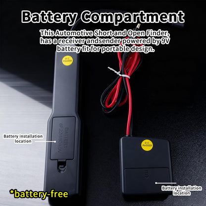 Cable Tracker Electrical, EM415 PRO Automotive Short & Open Finder, Wire Tracer with Flexible Probe, DC 6-42V Car Diagnostic Tool, Open Circuit Locator for Automotive Wiring Systems (No Battery)