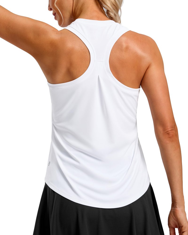 G Gradual Women's Workout Tank Tops Racerback Athletic Yoga Tops Loose Fit Sleeveless Running Gym Sports Shirts for Women(Neon Yellow,XXL)