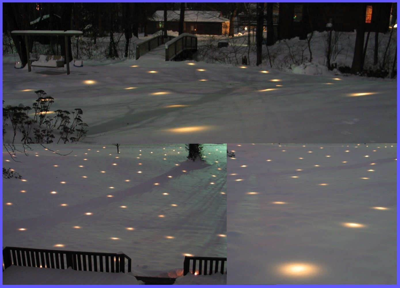 Lawn Lights Illuminated Outdoor Decoration, LED, Christmas, 36-08, Strobe