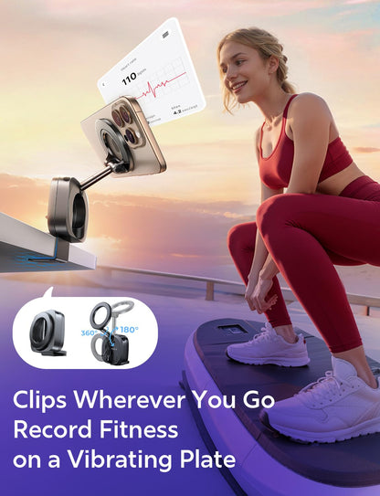 LISEN Gift for Women Her Best Airplane Gadgets Travel Essentials Phone Holder Travel Magsafe Accessories for iPhone 17 Long Flight Must Have Mini Europe Vacation Essentials Women Cruise Essentials