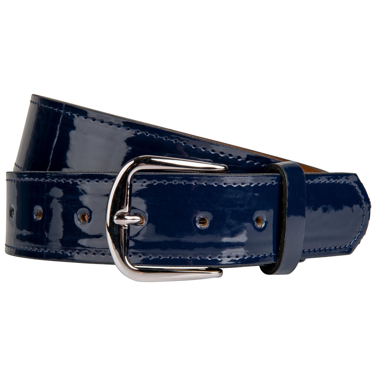 CHAMPRO Patent Leather Belt; Navy, Adult 3X-Large, Model Number: A068NY3X