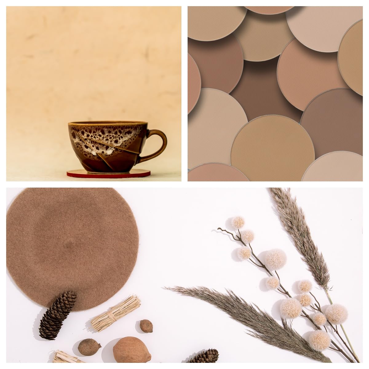 YiJiaXiang 120mm diameterRound Sliced Genuine Leather, 3-5mm Thick Natural Leather, Suitable for Stamping pad Leather Cutting Pieces, Coaster Making Process (Coffee Color 20 Pieces)