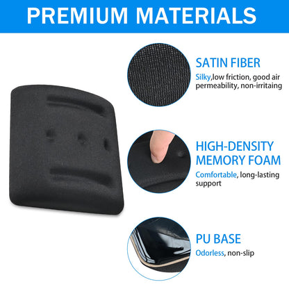 VAGAU Wrist Rest for Keyboard and Mouse - Ergonomic Memory Foam Pad for Laptop, Office, Computer - Comfortable Typing Support for Wrist Pain & Carpal Tunnel Relief (Black)