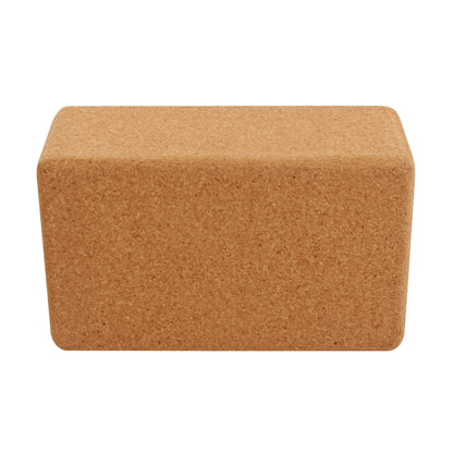 Hugger Mugger Cork Yoga Block - Naturally Grippy Texture, Durable, Made from Renewable Cork, Rounded Edges for Comfort, Great for Sweaty Hands BL-CORK