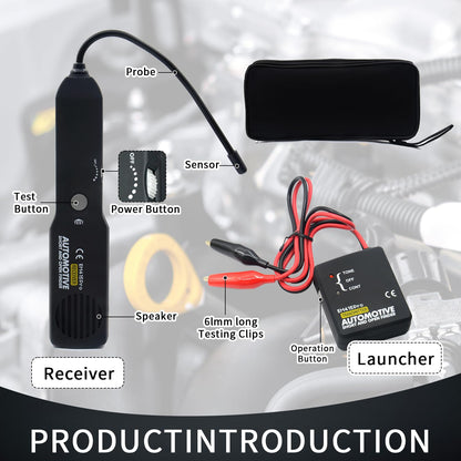 Cable Tracker Electrical, EM415 PRO Automotive Short & Open Finder, Wire Tracer with Flexible Probe, DC 6-42V Car Diagnostic Tool, Open Circuit Locator for Automotive Wiring Systems (No Battery)