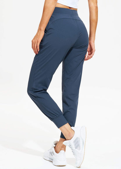 Libin Joggers for Women Tall/Regular/Petite Dance Sweatpants Athletic Workout Trousers Pants Tapered Casual Teacher Yoga Pants for Running Golf Work Cloths, Navy Blue M
