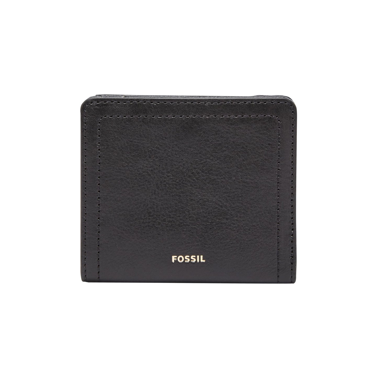 Fossil Women's Wallet, Logan Leather Wallet RFID Blocking Small Bifold, Black