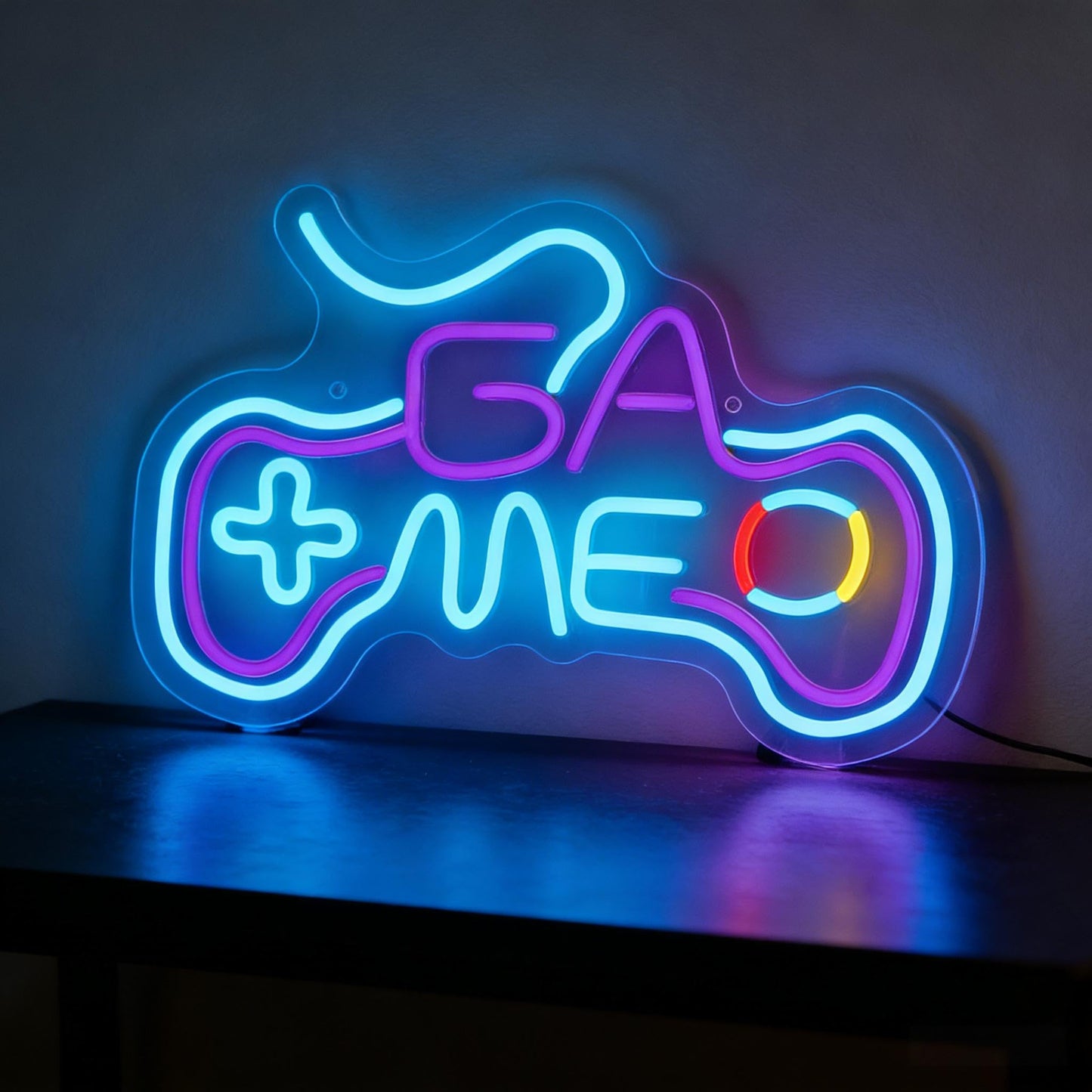 Neonawall Gamer Neon Sign for Wall Decor Light Up Letters Business Led Sign Gamer Birthday Party Gifts Led Decorative Night Signs Game Room Decorations Christmas Gift for Boys’ Home Bedroom