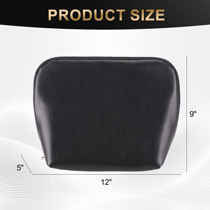 dadop Travel Makeup & Toiletry Bag, Large Waterproof Cosmetic Bag Organizer With 28 Pocket & Adjustable Compartments & 4 Brush Holders