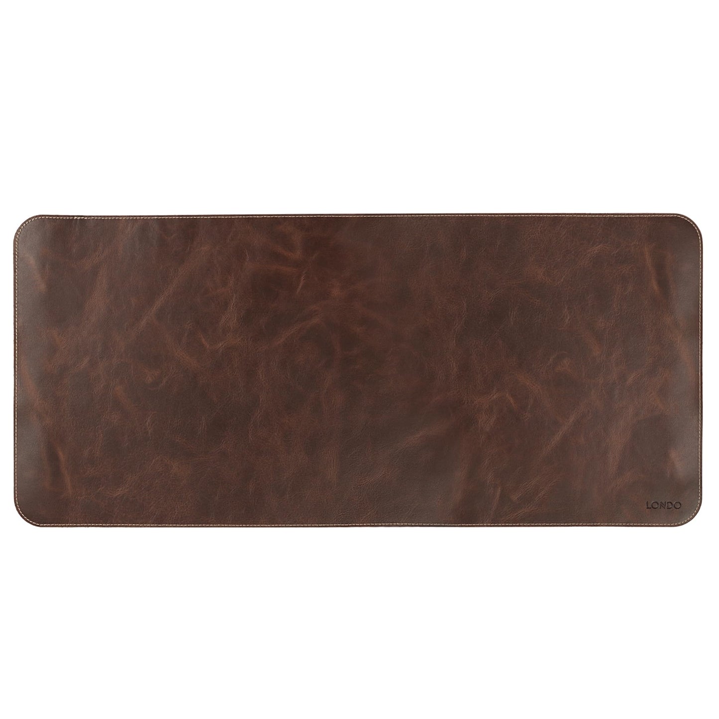 Londo Top Grain Leather Extended Mouse Pad – Large Desk Mat for Office & Gaming, Smooth Writing Surface, Non-Slip Base, Durable & Stylish Workspace Accessory