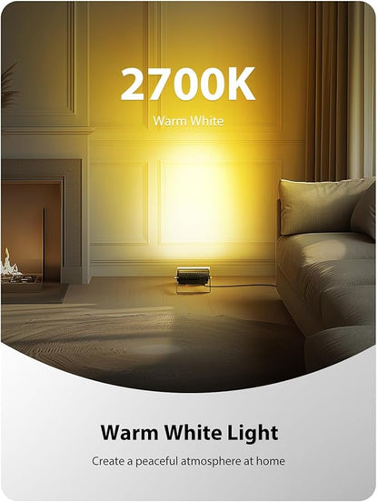 Onforu LED Flood Light Outdoor 1000W Equivalent, 150W Color Changing RGBW Floodlight with Remote, Stage Lights Uplights for Events, IP66 Uplighting Spotlight Floor Strobe Light for Christmas 4 Pack