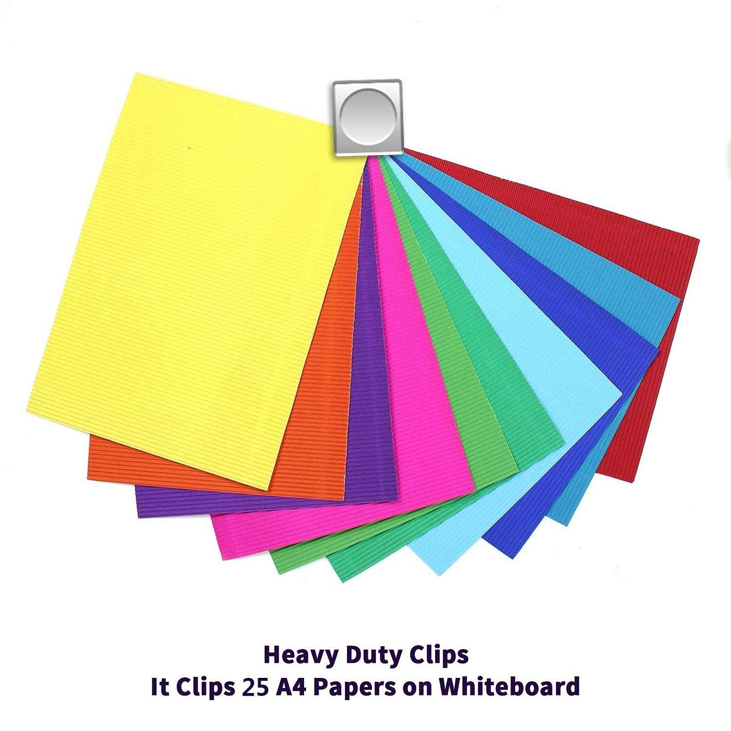 Magnetic Clips 1.5 inch, 12 Pack Heavy Duty Magnet Metal Clips for Hanging, Strong Magnet Clip for Whiteboard, Fridge, Classroom, Refrigerator