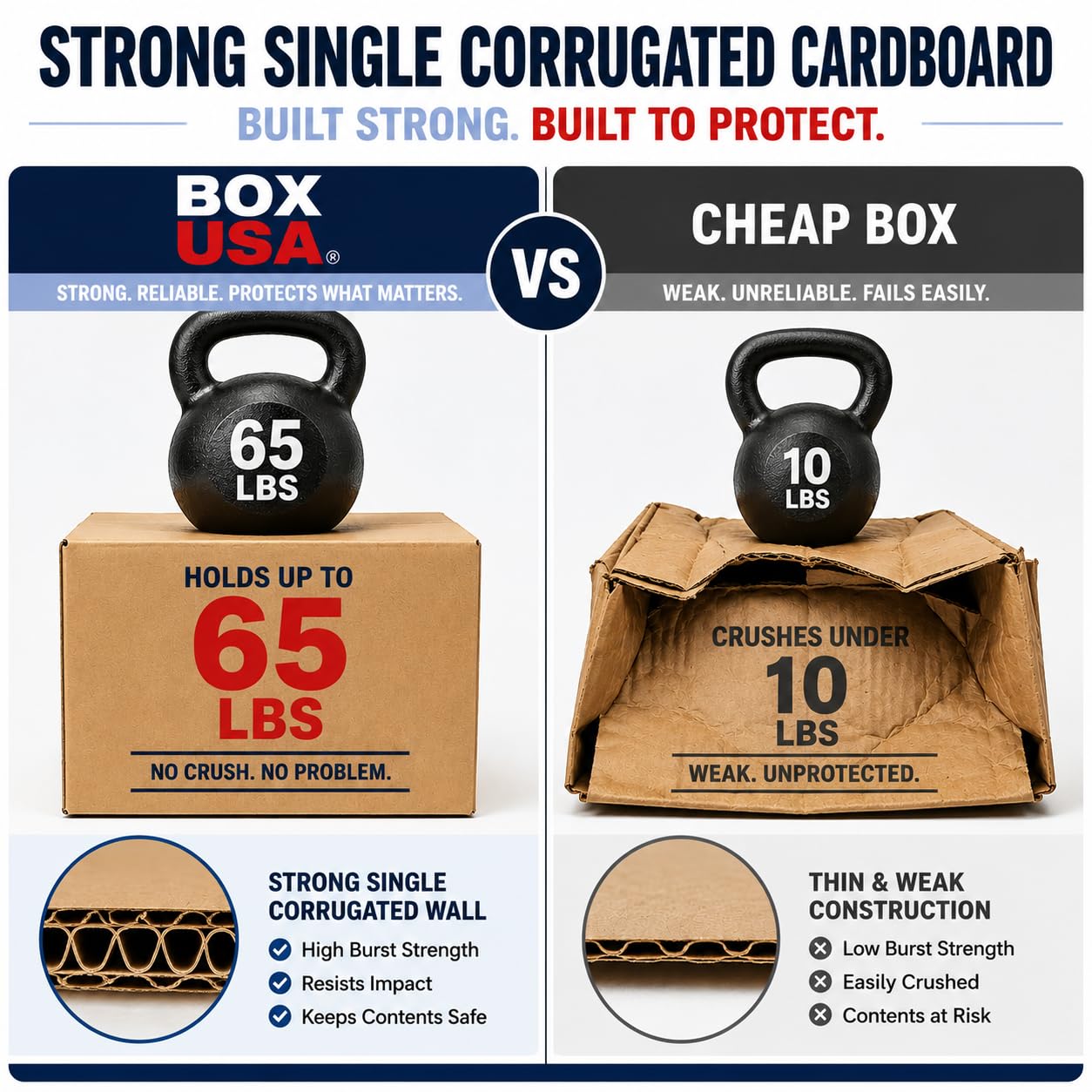 BOX USA Moving Boxes 22"L x 17"W x 12"H (10-Pack) Large - Corrugated Cardboard Box for Shipping, Mailing, Packing, Packaging and Storage