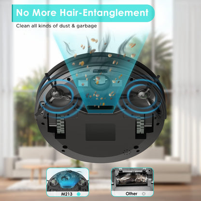 Lefant LiDAR Robot Vacuum and Mop, 450ml Visible Dustbin, Upgraded 190° PSD Obstacle Avoidance, Customized Cleaning, Multi-Floor Mapping, 150 Mins Runtime, WiFi/Alexa/APP, Pet Hair & Carpets, M330 Pro