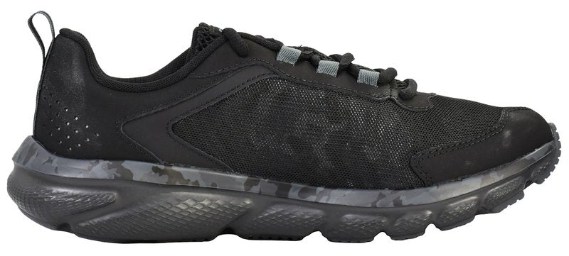 Under Armour Men's Charged Assert 9 Camo, Black/Black/Pitch Gray, 11.5 US