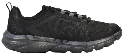 Under Armour Men's Charged Assert 9 Camo, Black/Black/Pitch Gray, 11.5 US