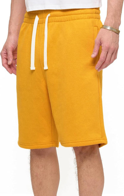Men’s Fleece Workout Shorts - Classic Casual Style with Elastic Waist | PROGO USA