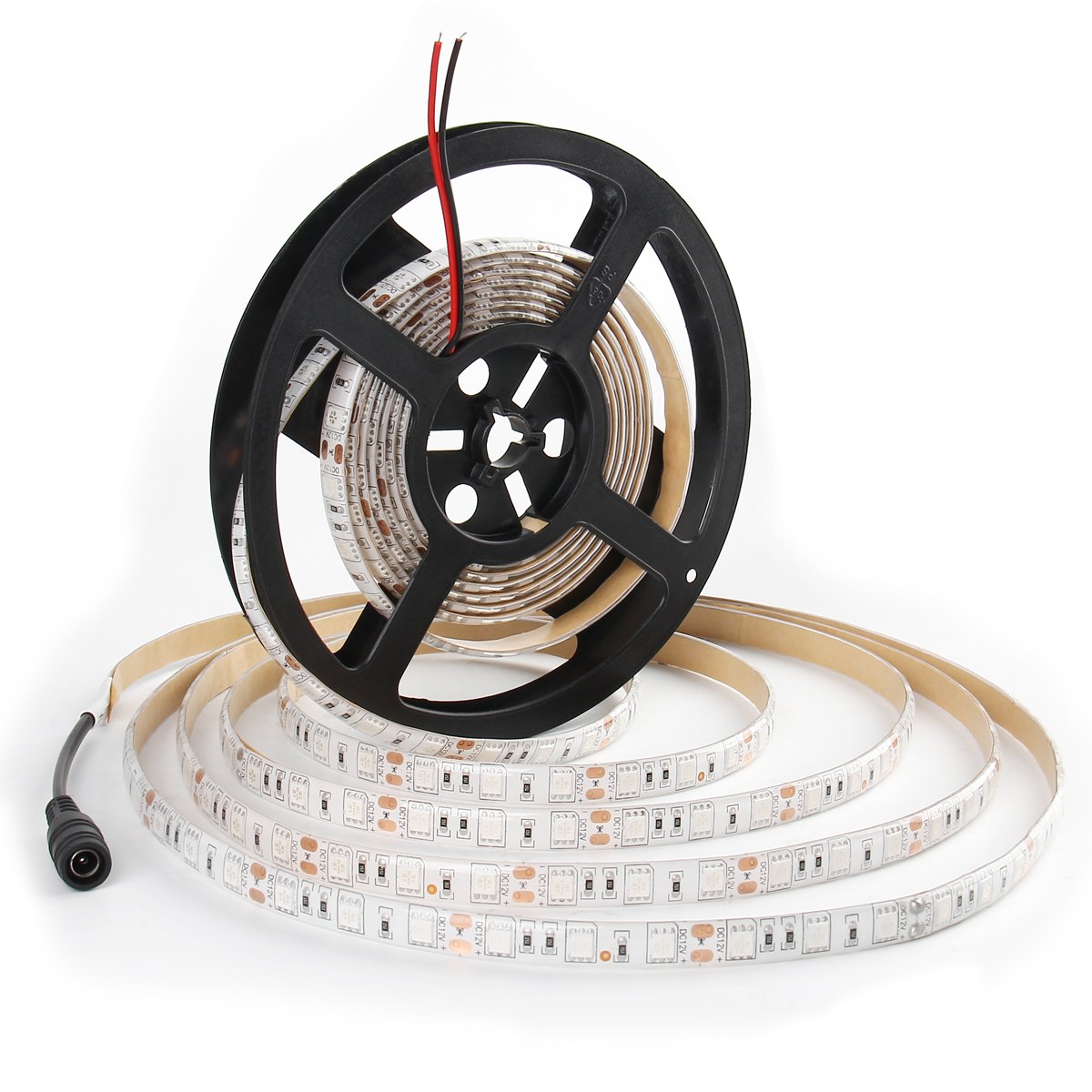 SUPERNIGHT Red LED Strip Lights Waterproof, 16.4ft 300leds Rope Lighting, Flexible Tape for TV, Boat, Vehicles, Cars, Dome, Room
