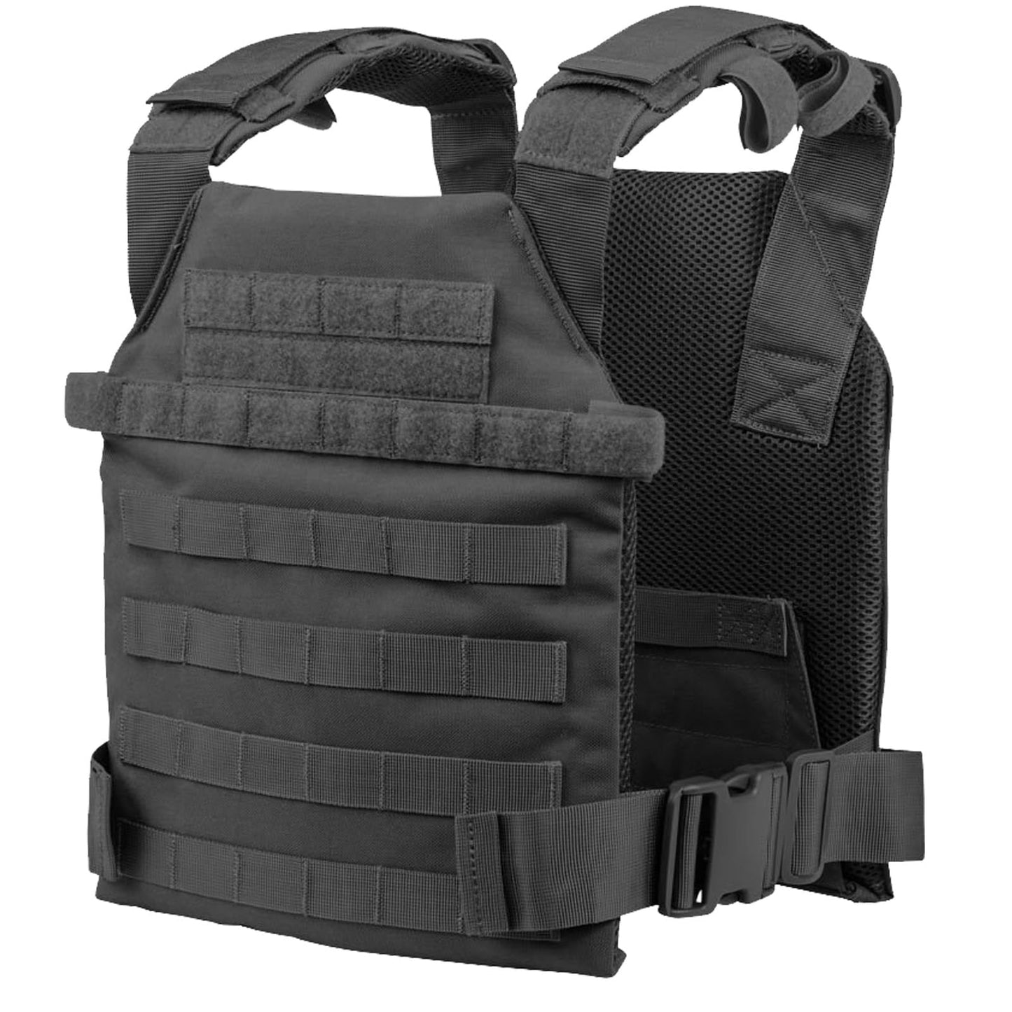 Miramrax Weighted Vest for Men and Women Weight Vests Adjustable Strength and Endurance Training Fitness Workouts Tactical Running Gym (Black)