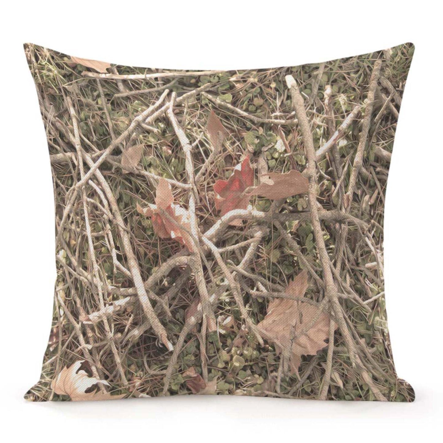 Jiaopenyou Throw Pillow Cover 20x20 Inch,Camouflage Camo Forest Throw Pillow Case,Home Decor Cushion Covers for Sofa Living Room Couch Bed